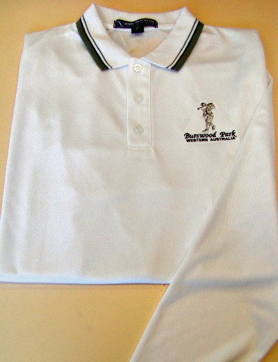 Burswood Park Mens Long-sleeve Logo Shirt